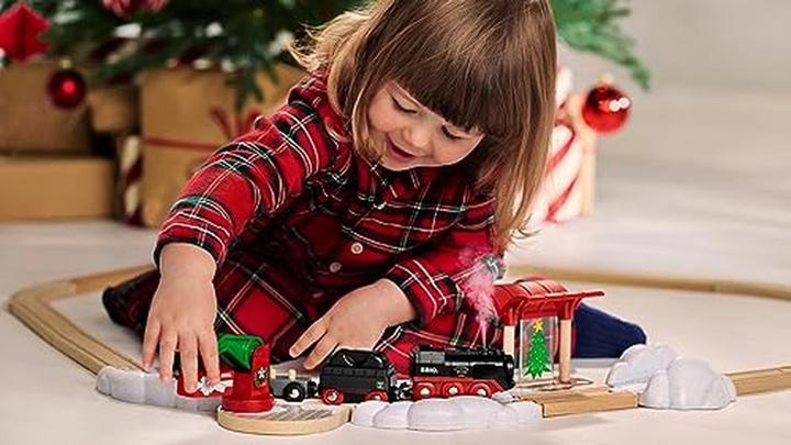 Image du produit Brio Coffret de Noël locomotive à vapeur