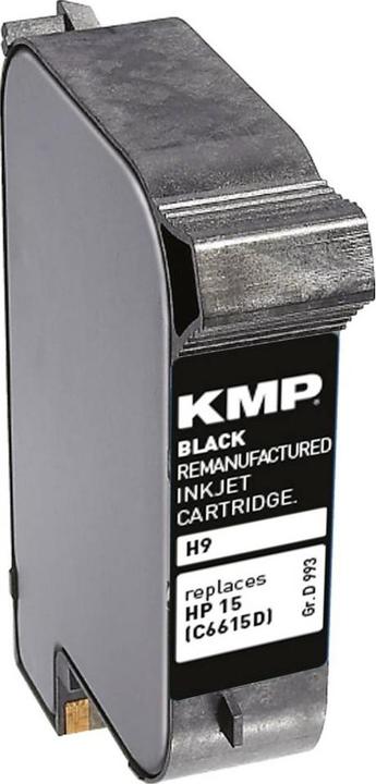 Actual product image KMP H9 Ink Cartridge compatible with HP C 6615 D (FC)