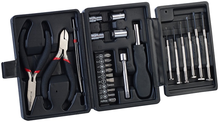 Produktbild AGT 26-teiliges Werkzeug-Set in praktischer Klapp-Box