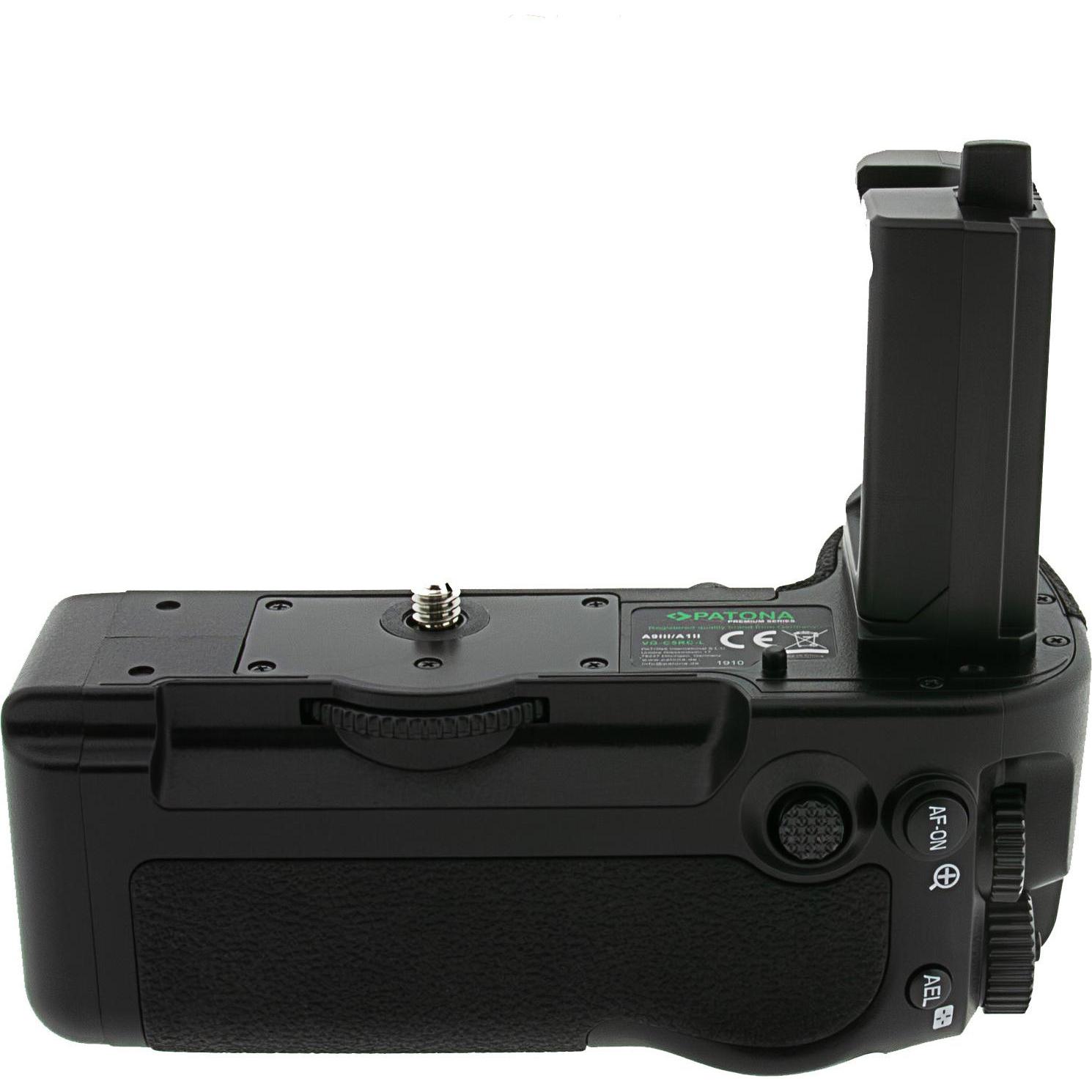 Patona Premium Batteriegriff VG-C5 RC-L Sony A9III A1II für 2 x NP-FZ100 Akkus inkl. Fernbedienung (Maniglia della batteria), Impugnatura + Battery gr