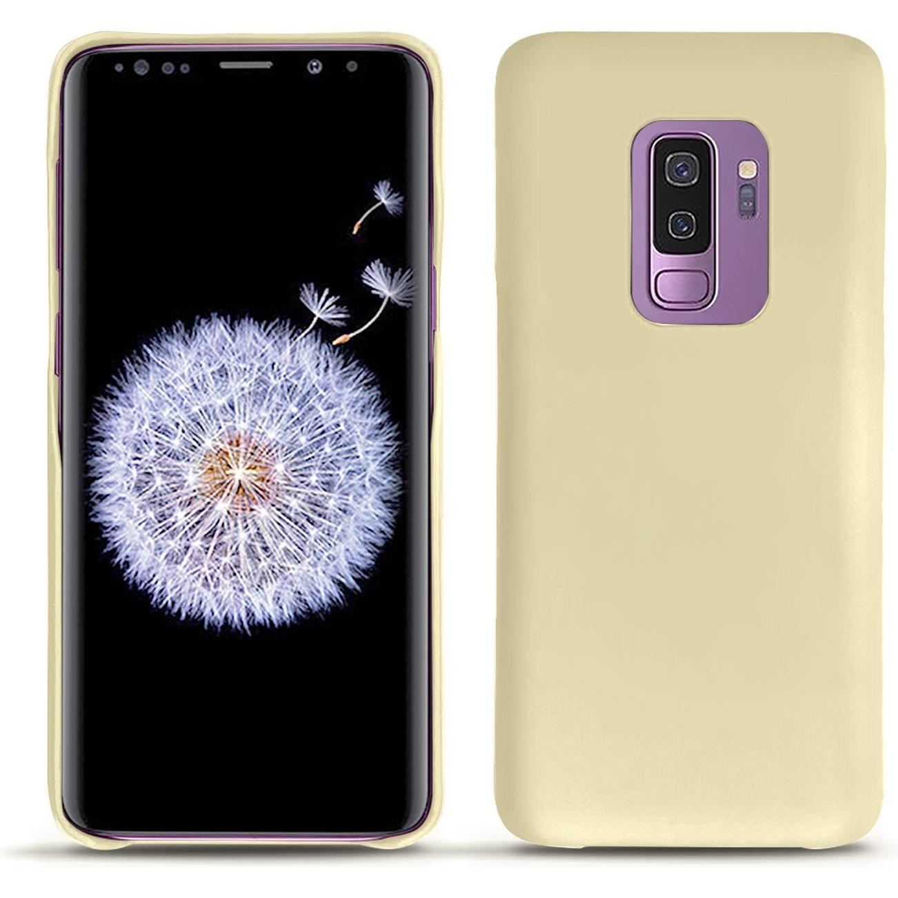 Thumbnail - Noreve Lederschutzhülle (Samsung Galaxy S9+), Smartphone Hülle, Beige