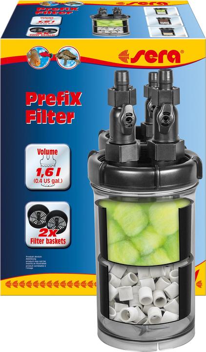 Sera PrefiX Filter (1.60 l, Meerwasser, Süsswasser)