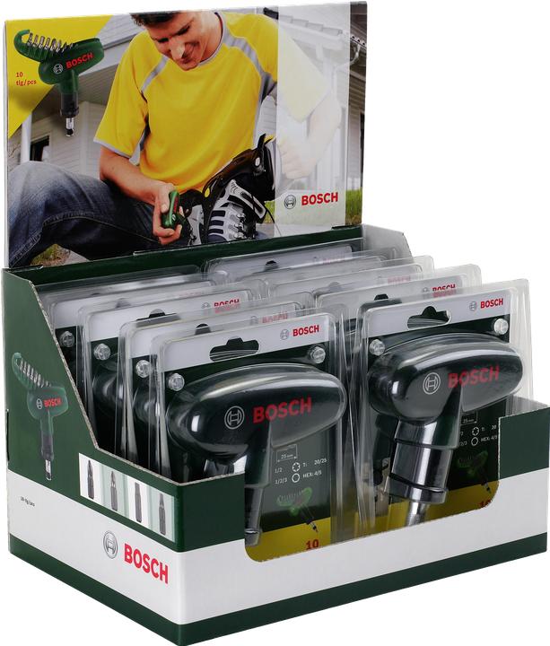 Produktbild Bosch Zubehör Schrauberbit-Set Pocket, 10-teilig (Innensechsrund TX)