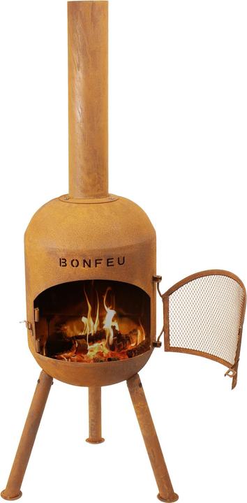 Bonfeu BonSolo Gartenkamin Rost