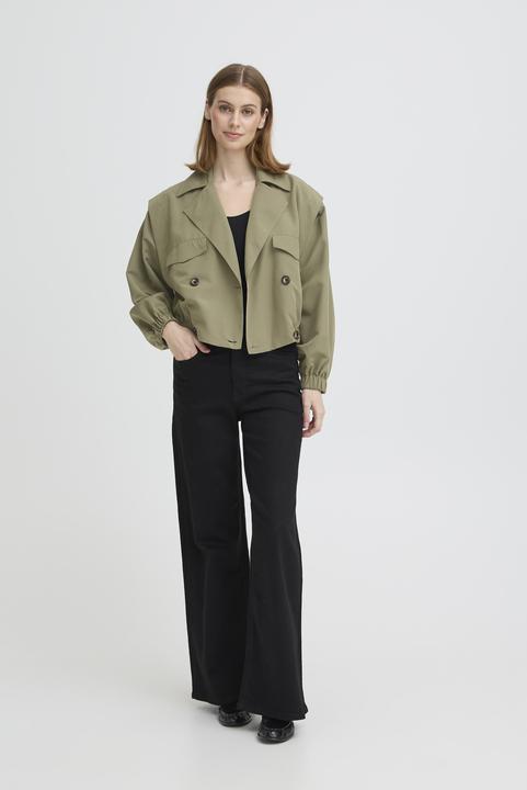 Actual product image Ichi Dames Jas Deep Lichen Green