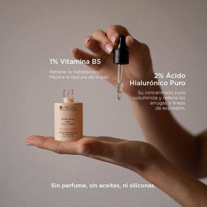 Immagine prodotto Arual Siero per il viso per pelli secche e mature con Acido Ialuronico Puro e Vitamina B5