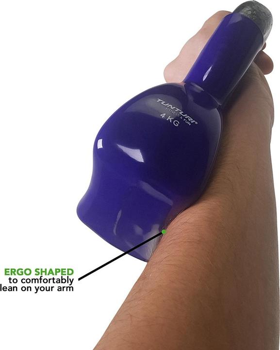 Image du produit Tunturi Vinyl Gusseisen Kettlebell (1 x 4 kg)