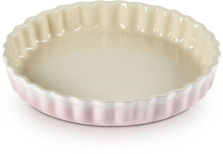 Actual product image Le Creuset Tarte Mould Round Trad. 28 Shell Pink (28 cm)