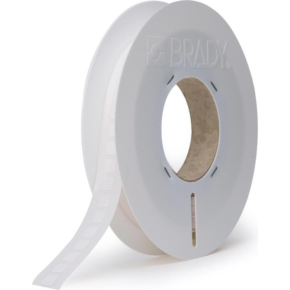 Brady, Etiketten, THTCLT-05-727-5, Polyimid, Weiss, glänzend, 9.53 x 9.53 mm, permanent, Clean-Liner-Technologi