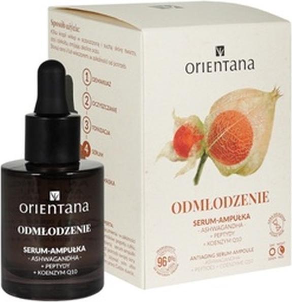 Produktbild Orientana Verjüngendes Serum mit Ashwagandha-Peptiden und Coenzym Q10 (30 ml)
