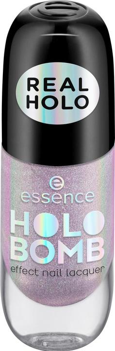 Actual product image essence Holo Bomb Effect Nail Lacquer 05 Holo Me Tight (Nude, Colour paint)