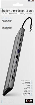 Actual product image T'nB DSMST12V2 (USB-C, 12 ports)