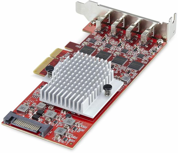 Productafbeelding StarTech 4-PORT USB-C 10GB PCIE CARD LP USB-C 3.2 10GBPS