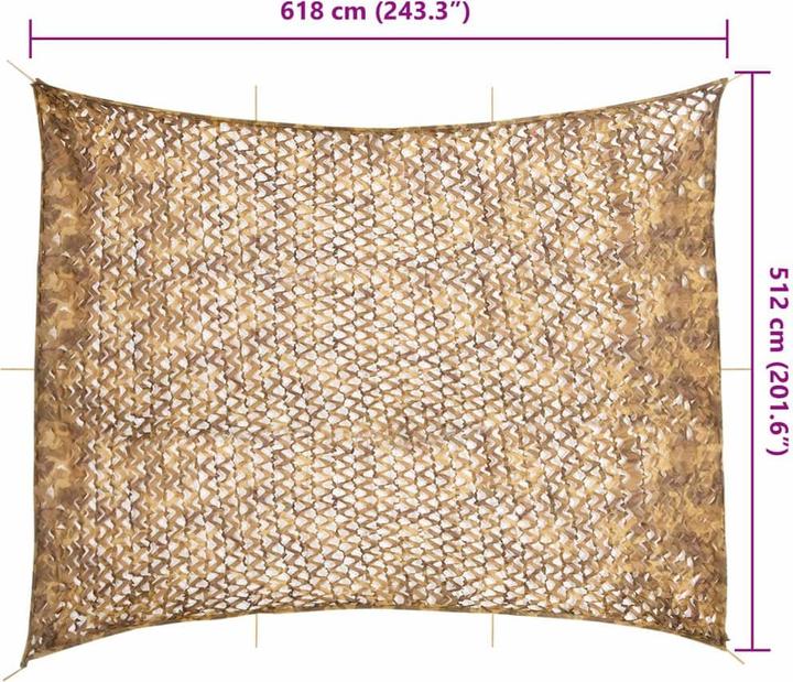 Image du produit VidaXL Filet de camouflage Bundeswehr Armée de terre Filet de camouflage Chasse Dekonnetz Sac de rangement