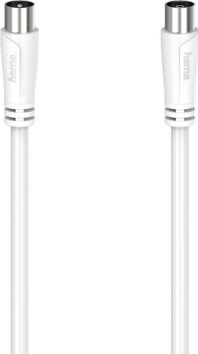 Image du produit Hama Câble d'antenne, fiche coaxiale - prise coaxiale, 10,0 m, 90 dB (90 dB, Câble d'antenne)