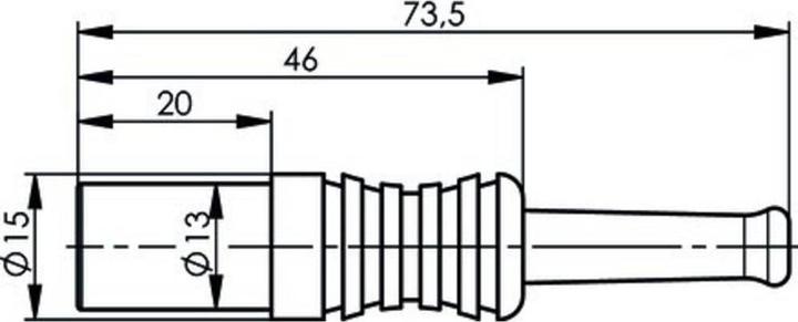 Actual product image Telegärtner PH connector plug, straight J01080A0007 1 pc.