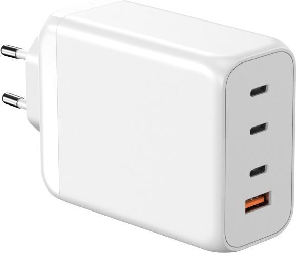 Productafbeelding Allnet Vervangende voeding QC USB-C PD GaN voeding 200 Watt 1x USB Type-A QC, 3x USB Type-C** (200 W)