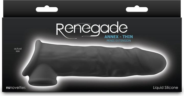 Actual product image NS Novelties renegade annex thin black