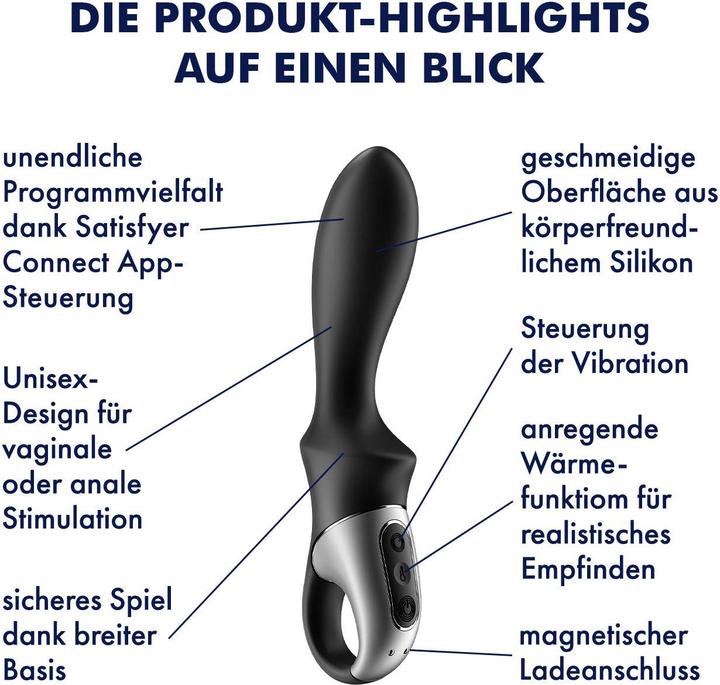Immagine prodotto Satisfyer Heat Climax Warming Anal Vibrator