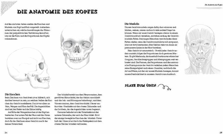 Produktbild Einfach Gesichter zeichnen in 15 Minuten! Step-by-step-Anleitungen für Anfänger (Deutsch, Mia Kessler, Susie Hodge, 2025)