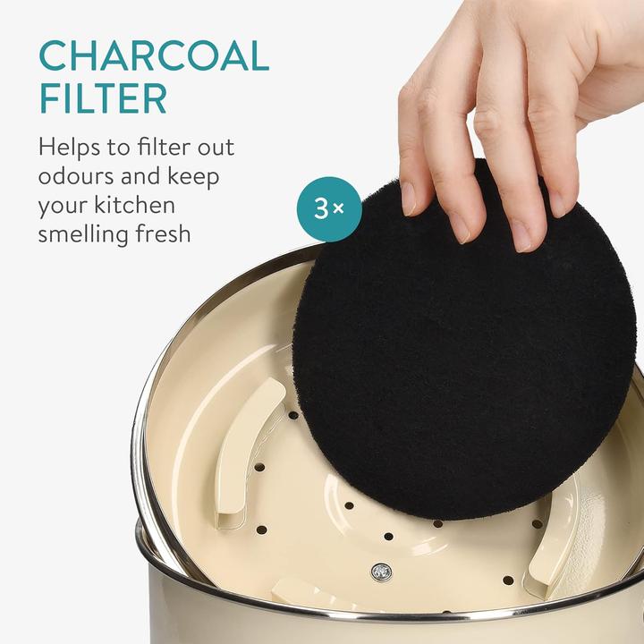 Produktbild Navaris Komposteimer mit Kohlefilter (3 l)