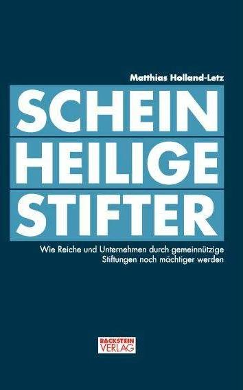Produktbild Scheinheilige Stifter (Deutsch, Matthias Holland-Letz, 2015)