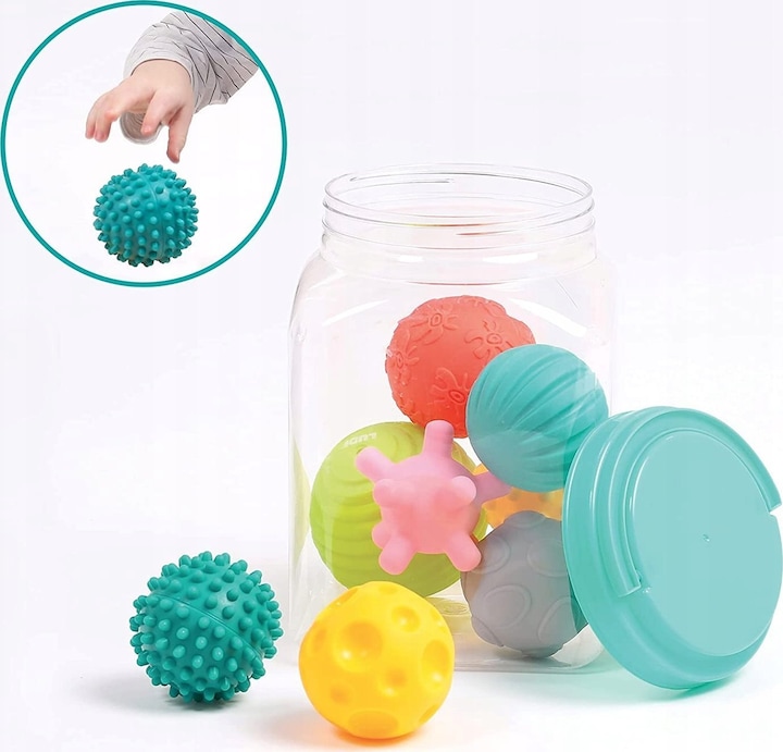 Actual product image LUDI Sensory Balls - 8 pcs. (LU30055)