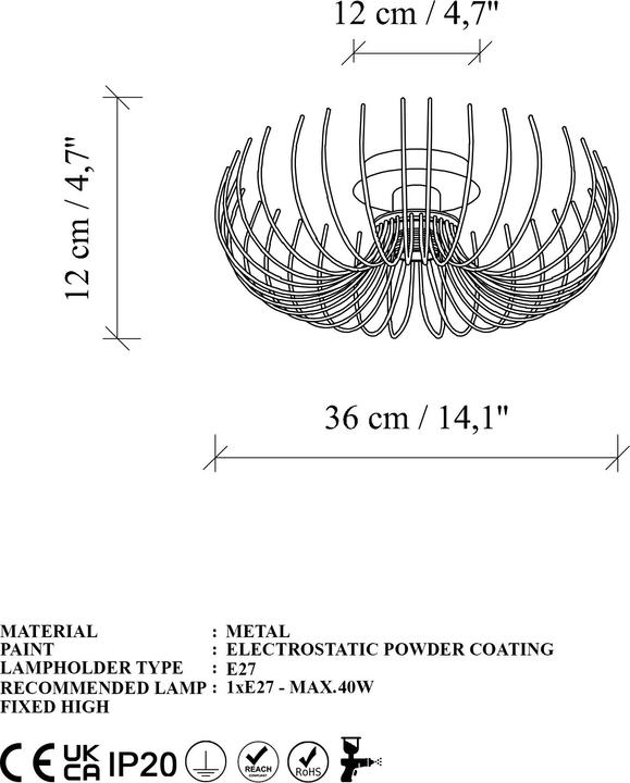 Immagine prodotto Opviq Karsortel Chandelier (E27)