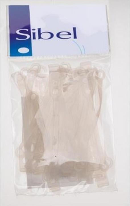 Actual product image Comair Silicone flat rubber tab short (Hair tie)