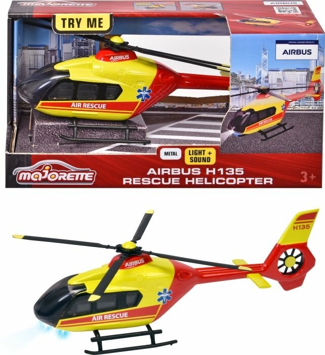 Immagine prodotto Majorette Elicottero di soccorso Airbus H135