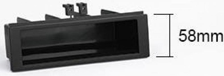 Actual product image RTA 000.014S1-0 Storage compartment visible surface black