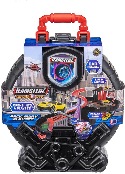 Teamsterz - Metro City Packaway Wheel Playset With 1 Car
