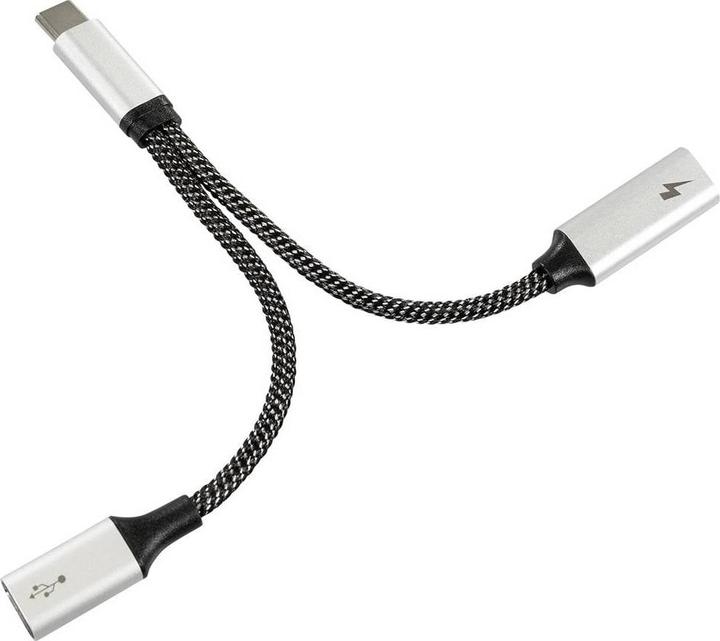 Produktbild Maxtrack USB Typ C – 2x USB Typ C (0.15 m, USB 2.0, 60 W)