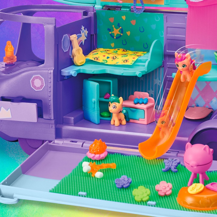 Immagine prodotto My Little Pony Mini World Magic Mare Stream, Set di gioco per camper
