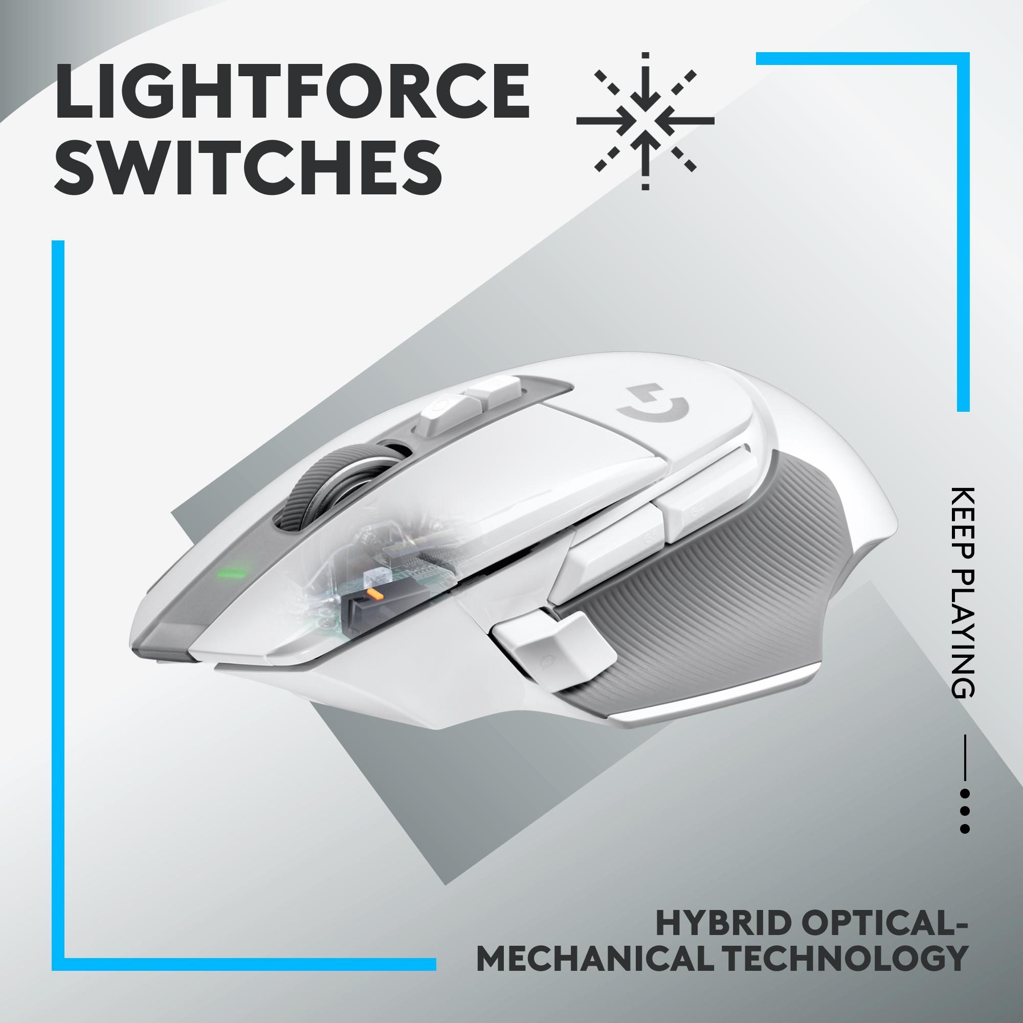 Thumbnail - Logitech G G502 X Lightspeed (Kabellos), Maus, Weiss