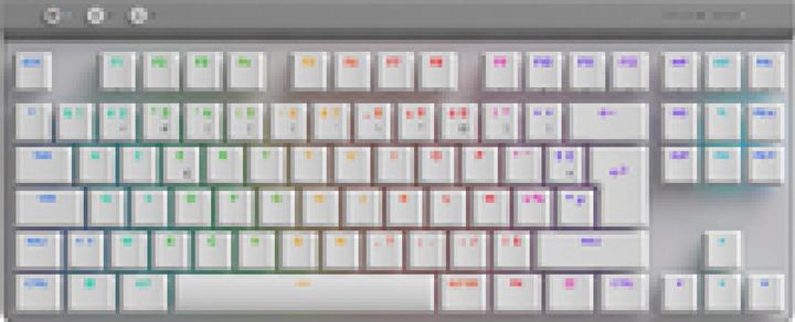Immagine prodotto Logitech G515 LIGHTSPEED TKL Bianco (FR) (FR, Senza fili, Cablato)