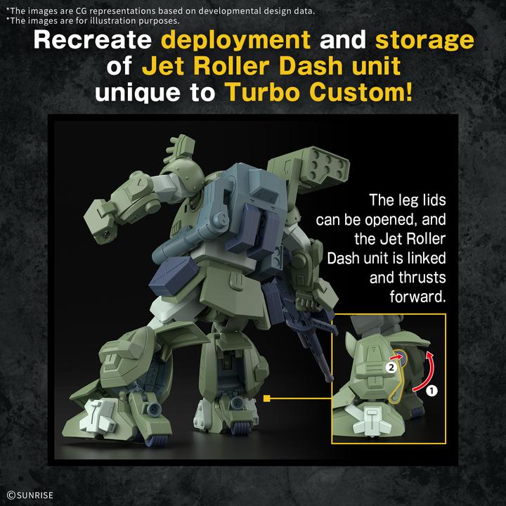 Actual product image Bandai Votoms - Scopedog Turbo High Grade