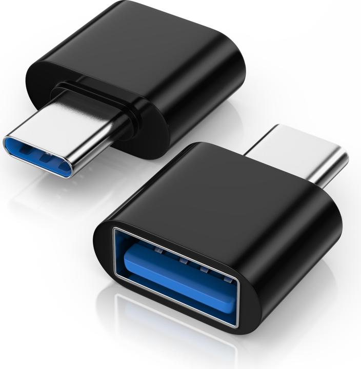 Produktbild CSL Adapter Stecker USB-A auf USB-C Buchse, USB 2.0, 480 Mbit/s Transfer, für Handy & Tablet, Plug&Play (USB Typ-C)