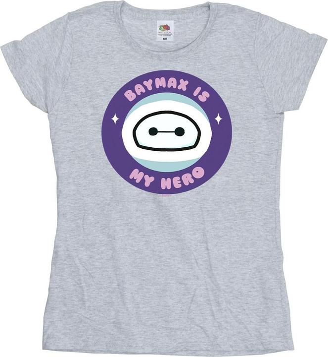 Immagine prodotto Disney Big Hero 6 Baymax My Hero Pocket Maglietta Donna (S)