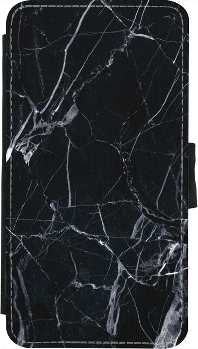 Produktbild PhoneLook Hülle Wallet schwarz Marble Black 01 (Apple iPhone X, Apple iPhone XS)