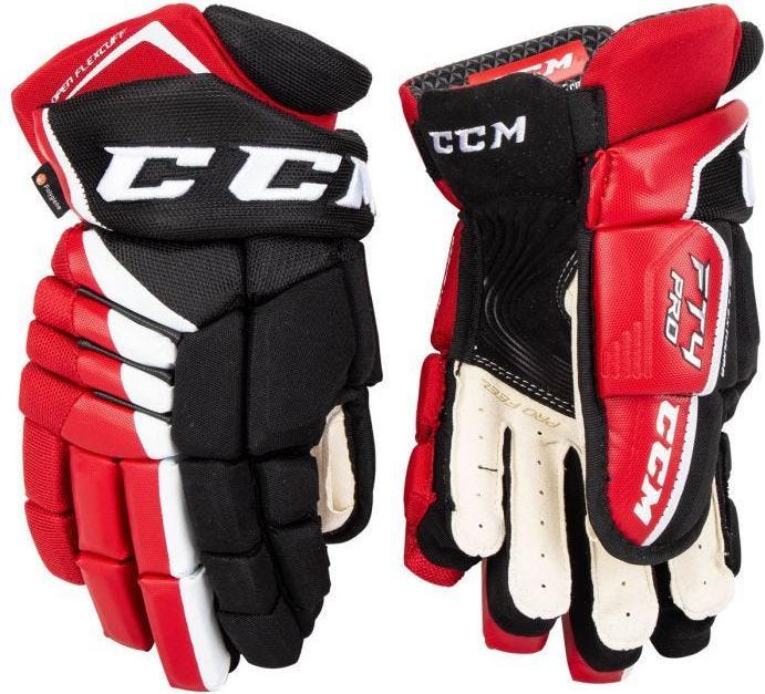 Produktbild CCM JetSpeed FT4 Pro SR Hockeyhandschuhe (Rot/weiss (13), 14"/36 cm) (13)