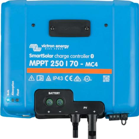 Victron Energy SmartSolar 250/70-MC4 MPPT Solar-Laderegler 70A 12/24/36/48V