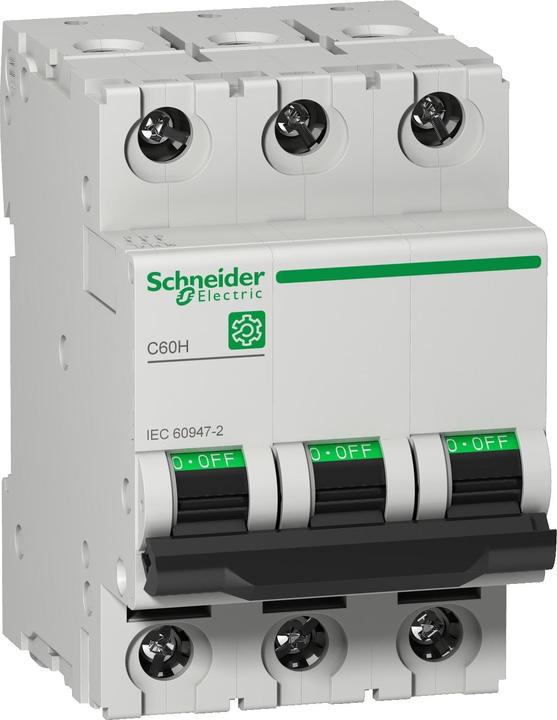 Produktbild Schneider Electric M9F13310 M9 C60H 3P 10A B IEC60947-2 LS-Schalter