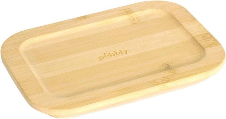 Image du produit Pebbly Glas Vorratsglas mit Bambusd., 65cl, 14.8x10.2 cm (0.65 l)