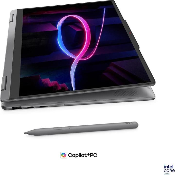 Produktbild Lenovo Yoga 7 2in1 Aura Edition Laptop Copilot+PC 14" WUXGA OLED Touch Display Intel Core Ultra 7 35 (14", 1000 GB, 16 GB, DE, Intel Core Ultra 7 355)