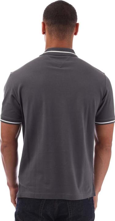 Actual product image Tommy Jeans Mens Tipped Regular Polo Shirt (L)