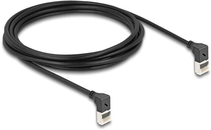 Actual product image Delock RJ45 network cable Cat.6A S/FTP Slim 90° top / top (S/FTP, CAT6a, 3 m)