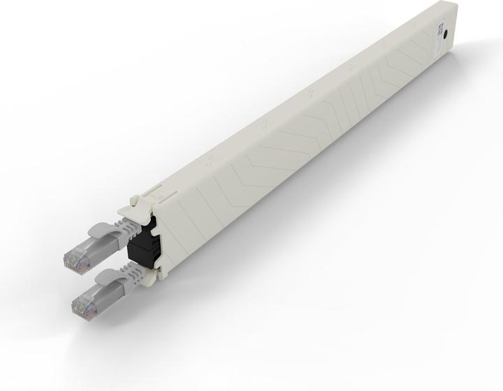 Produktbild PATCHBOX one / Cassette / 8RU / Cat 6A, UTP, 0.8 m, Gelb (UTP, CAT6a, 0.80 m)