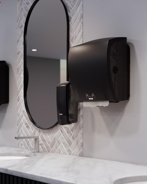 Actual product image Katrin Dispenser Inclusive per sapone e disinfettante