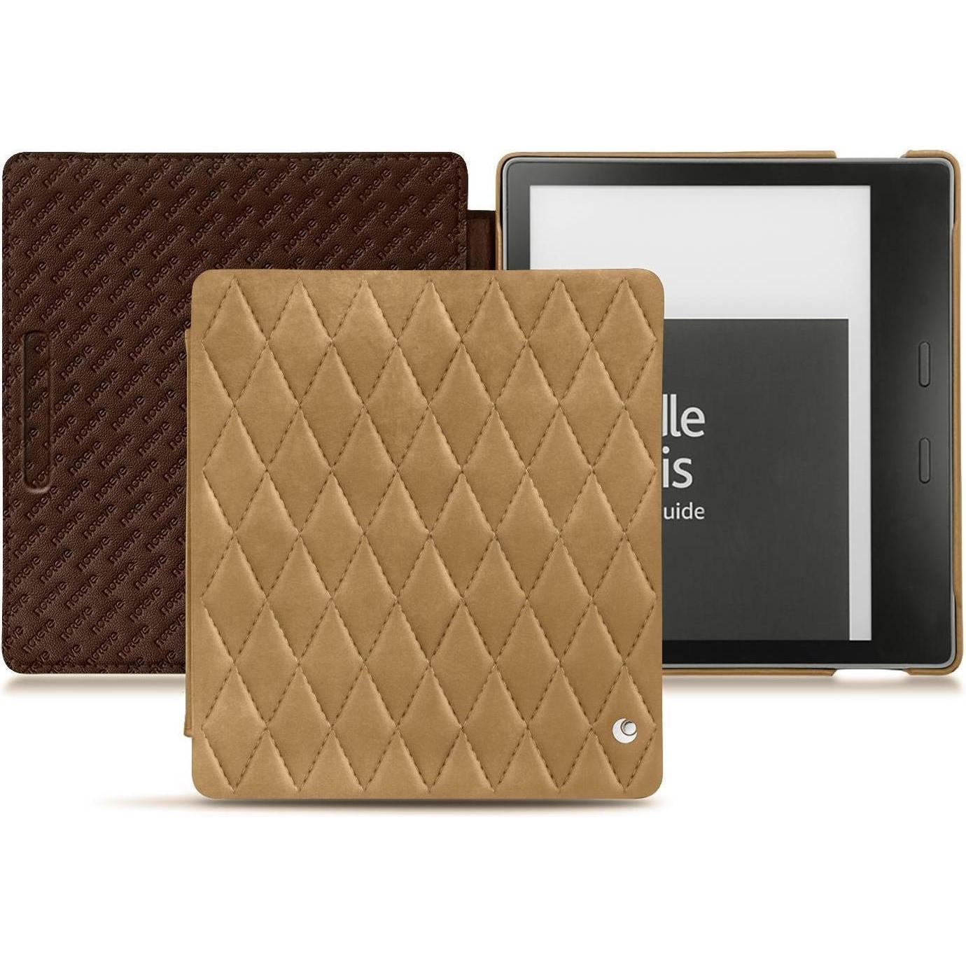 Thumbnail - Noreve Lederschutzhülle horizontal (Kindle Oasis (2019)), Tablet Hülle, Braun